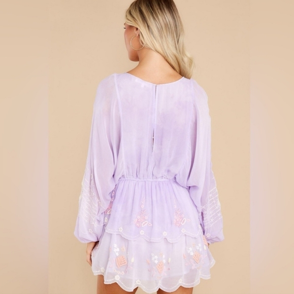 Bridgely Dress in Amethyst by LoveShackFancy NWT Medium - Picture 5 of 12